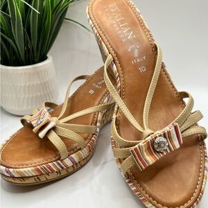 Italian Shoemakers Tan Strappy Sandals
